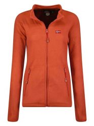 Geographical Norway Kurtka polarowa "Ulyssia" w kolorze pomarańczowym rozmiar: XXL. Pomarańczowe kurtki damskie Geographical Norway, xxl, bez wzorów, z polaru, bez kaptura. Za 70.24 zł.