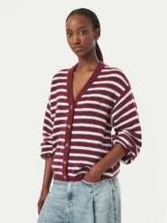Roxy Kardigan Deep As The Ocean EBJSW00157 Bordowy Regular Fit. Czerwone kardigany damskie Roxy, xs, bez wzorów, z syntetyku. Za 319.99 zł.