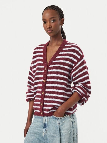 Roxy Kardigan Deep As The Ocean EBJSW00157 Bordowy Regular Fit. Czerwone kardigany damskie Roxy, xs, bez wzorów, z syntetyku. Za 319.99 zł.