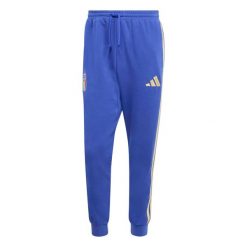 Spodnie Adidas Sport Figc Dna Pnt Dorośli. Niebieskie spodnie materiałowe męskie Adidas, z bawełny. Za 317.05 zł.