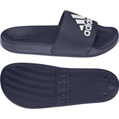 Klapki adidas Adilette GZ3774 niebieskie. Niebieskie klapki i japonki męskie z materiału. W wyprzedaży za 193.88 zł.