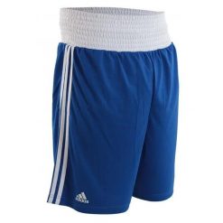 Szorty adidas Aiba. Niebieskie szorty damskie Adidas, bez wzorów, sportowe. Za 149.50 zł.
