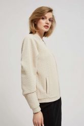 Rozpinana bluza z kieszeniami. Bluzy bez kaptura damskie MOODO, xs, z elastanu. W wyprzedaży za 74.99 zł.
