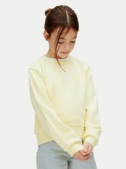 Calvin Klein Jeans Bluza LVCKSJB27G Żółty Regular Fit. Żółte spodnie dziewczęce Calvin Klein Jeans, z bawełny. Za 209.99 zł.