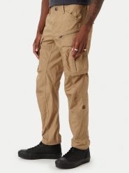 G-Star Raw Spodnie cargo Rovic D02190-D387 Beżowy Tapered Fit. Brązowe spodnie materiałowe męskie G-Star Raw, bez wzorów, z bawełny, retro. Za 432.99 zł.