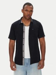 Quiksilver Koszula Time Box EQYWT04622 Czarny Regular Fit. Czarne koszule męskie Quiksilver, m, bez wzorów, z bawełny, bez kołnierzyka, bez ramiączek. Za 159.99 zł.