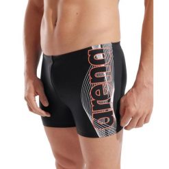 Bokserki do pływania Arena Basic. Czarne kąpielówki męskie Arena, xl, bez wzorów, do pływania. W wyprzedaży za 149.99 zł.