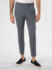 Finshley & Harding London Spodnie - Hoxdon Mężczyźni Slim Fit niebieski, 54. Niebieskie spodnie wizytowe męskie Finshley & Harding London, z dżerseju. Za 349.95 zł.
