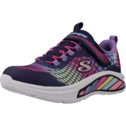 Buty SKECHERS 303722L Wielokolorowy. Niebieskie obuwie do biegania damskie Skechers. Za 247.99 zł.