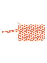 Zwillingsherz Kopertówka w kolorze jasnoróżowo-czerwonym - 27 x 16 cm rozmiar: onesize. Brązowe torebki wieczorowe Zwillingsherz, bez wzorów, z materiału, bez kołnierzyka, bez ramiączek. Za 69.91 zł.