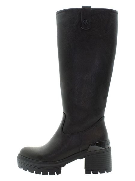 U.S. Polo Assn. Kozaki w kolorze czarnym rozmiar: 35. Czarne kozaki damskie U.S. Polo Assn., bez obcasa. Za 279.11 zł.