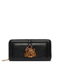 Just Cavalli Portfel 81RA5PN1 ZS749 Czarny. Czarne portfele damskie Just Cavalli, bez wzorów. Za 439.99 zł.