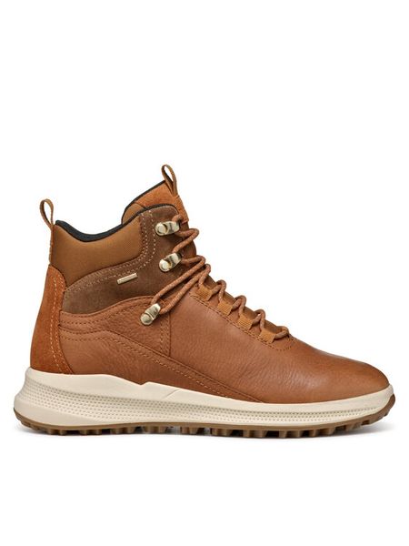 Geox Trapery D Pg1X B Abx D46VRB 0FV22 C6001 Brązowy. Brązowe trapery damskie Geox, z materiału, bez obcasa. Za 439.99 zł.