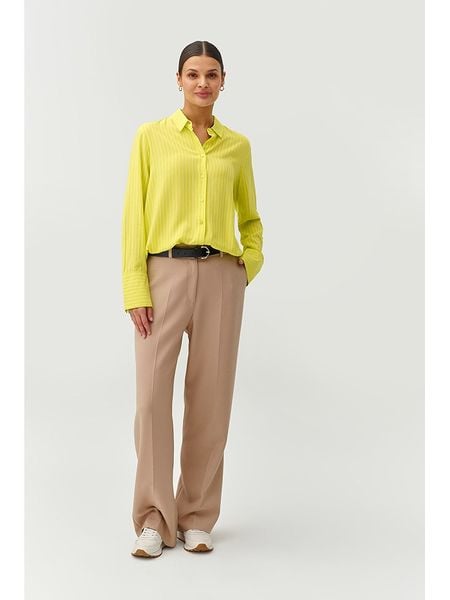 TATUUM Bluzka w kolorze żółtym rozmiar: 44. Żółte bluzki damskie Tatuum, bez wzorów, z wiskozy, bez kołnierzyka, bez ramiączek. Za 117.73 zł.