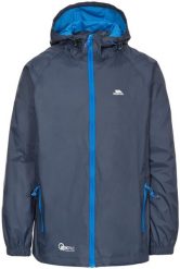Kurtka Trespass Qikpac - unisex, packaway, granatowa. Niebieskie kurtki męskie 2117 OF SWEDEN, m, bez wzorów, z poliamidu. Za 157.35 zł.