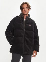 Tommy Jeans Kurtka zimowa DM0DM19638 Czarny Regular Fit. Czarne kurtki męskie Tommy Jeans, na zimę, l, bez wzorów, z jeansu, bez kaptura. Za 689.99 zł.