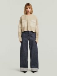 G-Star Bluza w kolorze beżowym rozmiar: M. Brązowe bluzy bez kaptura damskie G-Star, m, z bawełny. Za 260.74 zł.