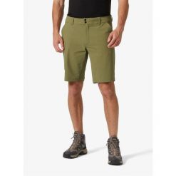 Spodenki turystyczne męskie Helly Hansen Brono Softshell Shorts. Zielone kurtki softshell damskie Helly Hansen, m, bez wzorów, z softshellu, bez kaptura. Za 282.99 zł.