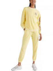 Bluza damska O'Neill Sunrise Crew. Żółte bluzy z kapturem damskie O'neill, m, z bawełny. Za 239.00 zł.