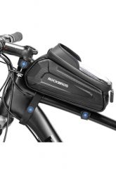 Torba rowerowa Mobicase 1,7L. Czarne torby męskie na ramię ROCKBROS, bez wzorów, z materiału, na ramię. Za 94.99 zł.