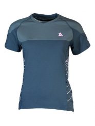 Zimtstern Koszulka kolarska "Bulletz" w kolorze niebieskim rozmiar: M. Niebieskie bluzki sportowe damskie Zimtstern, m, bez wzorów, z materiału, bez ramiączek. Za 166.88 zł.