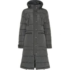 Damska długa kurtka Equipage Candice. Szare kurtki damskie EQUIPAGE, bez wzorów, z puchu, bez kaptura. Za 855.50 zł.