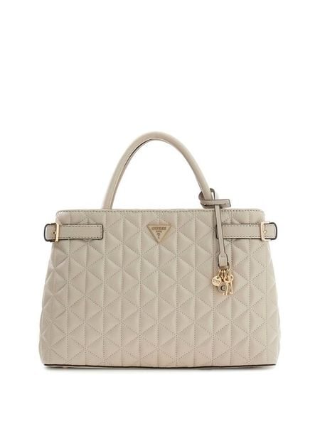 Guess Torebka Paisleigh HWQG98 83060 Beżowy. Brązowe torebki klasyczne damskie Guess, z aplikacjami, ze skóry, bez dodatków. Za 404.99 zł.