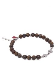 HUGO Bransoletka 50566275 Brązowy ciemny. Brązowe biżuteria dla mężczyzn Hugo. Za 379.99 zł.