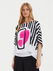 Joseph Ribkoff Bluzka 241091 Kolorowy Relaxed Fit. Bluzki damskie Joseph Ribkoff, bez wzorów, z syntetyku, bez kołnierzyka, bez ramiączek. Za 679.99 zł.