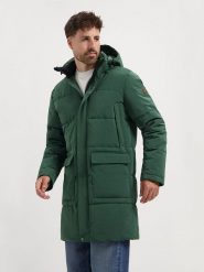 TRAVELIN' Płaszcz zimowy w kolorze zielonym rozmiar: XL. Zielone płaszcze męskie Travelin', na zimę, xl, bez wzorów. Za 543.99 zł.