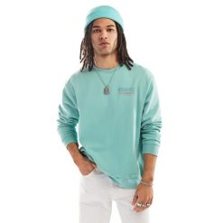 Męska bluza dresowa Lifestyle Siroko Believe. Zielone bluzy bez kaptura męskie SIROKO, l, z bawełny. Za 65.00 zł.