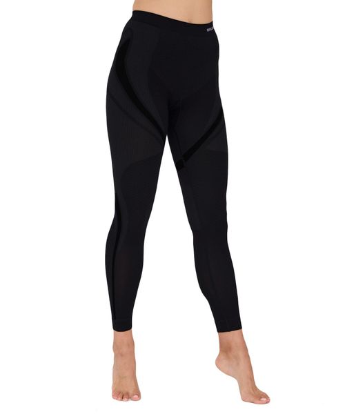 Spodnie damskie Brubeck FITNESS. Czarne bielizna termoaktywna damska Brubeck, l, z dzianiny, do biegania. Za 59.99 zł.