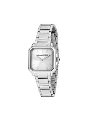 KARL LAGERFELD Zegarek R0553102506 Srebrny. Szare, analogowe zegarki damskie Karl Lagerfeld, srebrne. Za 679.99 zł.