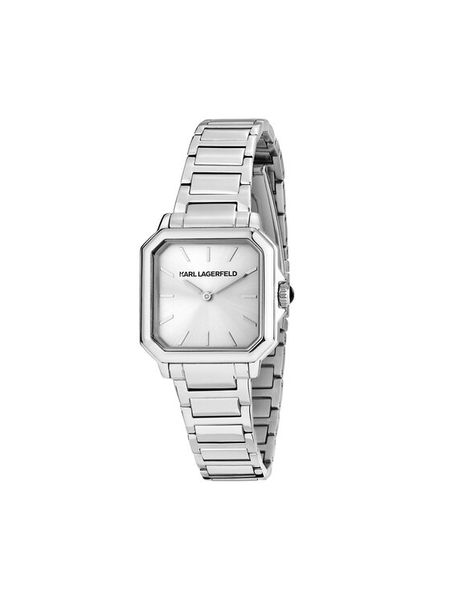 KARL LAGERFELD Zegarek R0553102506 Srebrny. Szare, analogowe zegarki damskie Karl Lagerfeld, srebrne. Za 679.99 zł.