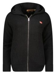 Geographical Norway Kardigan w kolorze czarnym rozmiar: XXL. Czarne kardigany damskie Geographical Norway, xxl, bez wzorów, ze splotem. Za 110.04 zł.