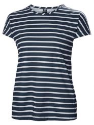Helly Hansen Koszulka funkcyjna "Thalia Summer" w kolorze granatowo-białym rozmiar: XS. Niebieskie bluzki sportowe damskie Helly Hansen, s, bez wzorów, z materiału, bez ramiączek. Za 79.77 zł.