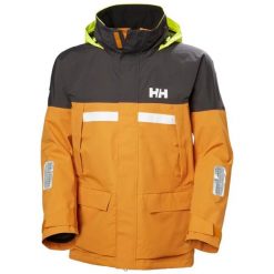 Kurtka Helly Hansen Pier 4.0. Żółte kurtki męskie Helly Hansen, na lato, l, bez wzorów, z poliamidu, sportowe, bez kaptura. Za 1,030.50 zł.