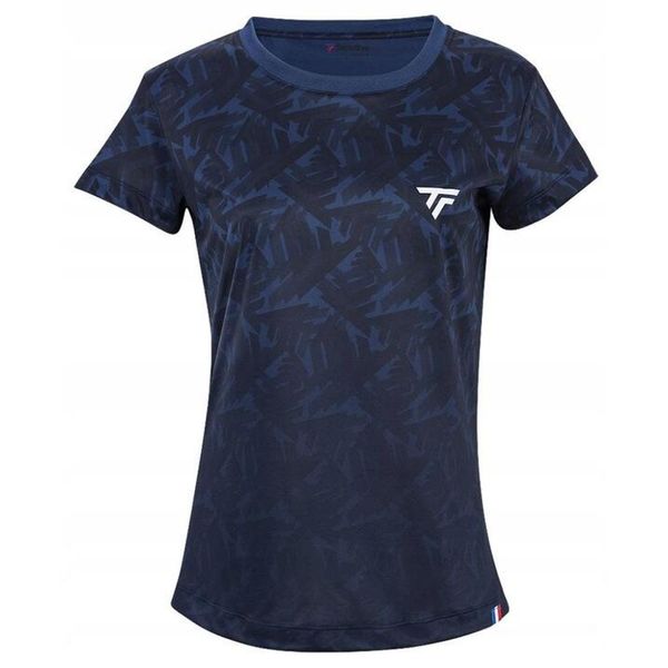 Koszulka T-Shirt tenisowa damska Tecnifibre X-Loop Tee. Niebieskie t-shirty damskie TECNIFIBRE, bez wzorów, bez kołnierzyka. Za 249.00 zł.