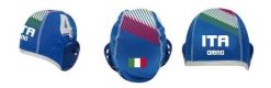 Czepek czapka do pływania do waterpolo piłki wodnej materiałowy Arena Italy. Brązowe czapki męskie Arena, bez wzorów, z materiału, sportowe. Za 1,701.98 zł.