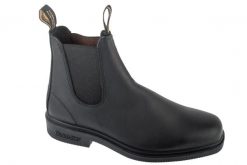 Sztyblety unisex, Elastic Sided Boot Dress. Czarne sztyblety męskie Blundstone, z materiału, bez zapięcia. Za 899.99 zł.