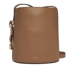 Torebka Furla. Brązowe torebki klasyczne damskie Furla, bez wzorów, bez dodatków. Za 1,369.00 zł.