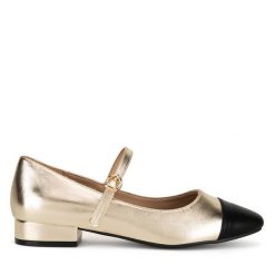 Baleriny Clara Barson. Żółte baleriny damskie Clara Barson, bez wzorów, bez obcasa. Za 95.99 zł.