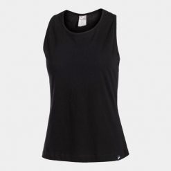 Damski tank top Joma Oasis - Styl i komfort dla aktywnych kobiet. Czarne topy damskie Joma, bez wzorów, z bawełny, bez kołnierzyka. Za 114.99 zł.