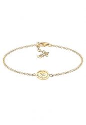 Elli Damski wisiorek talizman Elegancki w pozłacanym srebrze próby 925 Sterling Silver Bransoletki 1 ct. Szare bransoletki damskie Elli, pozłacane. Za 203.99 zł.