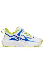 Geox Sneakersy J Pro-Ran Boy J65P7F 01454 C0293 M Biały. Białe buty sportowe chłopięce Geox, z materiału, bez zapięcia. Za 209.99 zł.