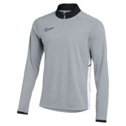 Bluza dresowa sportowa męska Dri-Fit Academy 25 Drill Top. Szare bluzy sportowe męskie Nike, bez wzorów, z dresówki, sportowe, bez kołnierzyka, bez ramiączek. Za 179.99 zł.