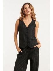 Smashed Lemon Kamizelka w kolorze czarnym rozmiar: L. Czarne kamizelki damskie Smashed Lemon, l. Za 165.71 zł.