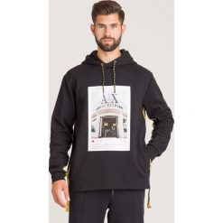 BLUZA ARMANI EXCHANGE. Czarne bluzy z kapturem męskie Armani Exchange, l, z materiału. Za 609.00 zł.