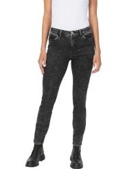 Heine Dżinsy push-up - Slim fit - w kolorze antracytowym rozmiar: 38. Czarne jeansy damskie Heine. Za 78.47 zł.