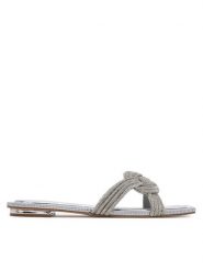 Aldo Klapki Karlina 13966766 Srebrny. Szare klapki damskie Aldo, bez wzorów, z materiału, bez obcasa. Za 309.99 zł.